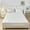 White, variant on HongHeng Clearance Under $2.00 Waterproof Bedspread Protector Sheet Mattress Protector Sweatproof Bedspreads Polyester Laminated Foam Bedsheet