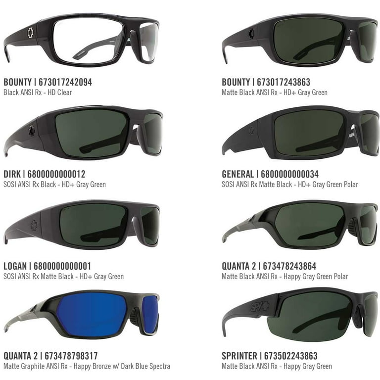 SPY Optic SPY-SMUKIT060 Ansi Kit Bundle Sunglasses