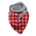 thumbnail image 1 of Bufanda De Navidad Cosy Warm Bufanda De Navidad Copos De Nieve Impreso Bufanda Botón Bufanda Otoño Invierno Bufanda Navidad Año Nuevo Regalo Guardurnaity AP007677-01, 1 of 6
