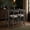 Gray, variant on 48" Farmhouse Bar Height Dining Set with 2 Chairs, Solid Wood Breakfast Nook Table for Small Spaces, White