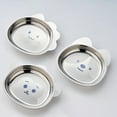 thumbnail image 4 of OIUR Children Meal Tray Cartoon Stainless Steel Dinner Plate Animal Shape Rust-Proof Shatter-Proof Dinnerware, 4 of 6