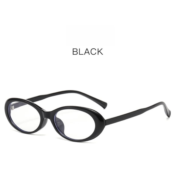 New TR90 Korean-style cat-eye glasses frame for women, retro oval frame, can be fitted with prescription lenses, anti-blue light glasses, fashionable and versatile