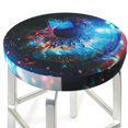 thumbnail image 3 of Logiee Modern Colorful Eyes Print Stool Covers Round,Bar Stool Covers,Watedrproof Stool Slipcover with Elastic,Stool Cushion,Round Bar Stool Seat Covers for Bar Round Chair-13 inch, 3 of 7