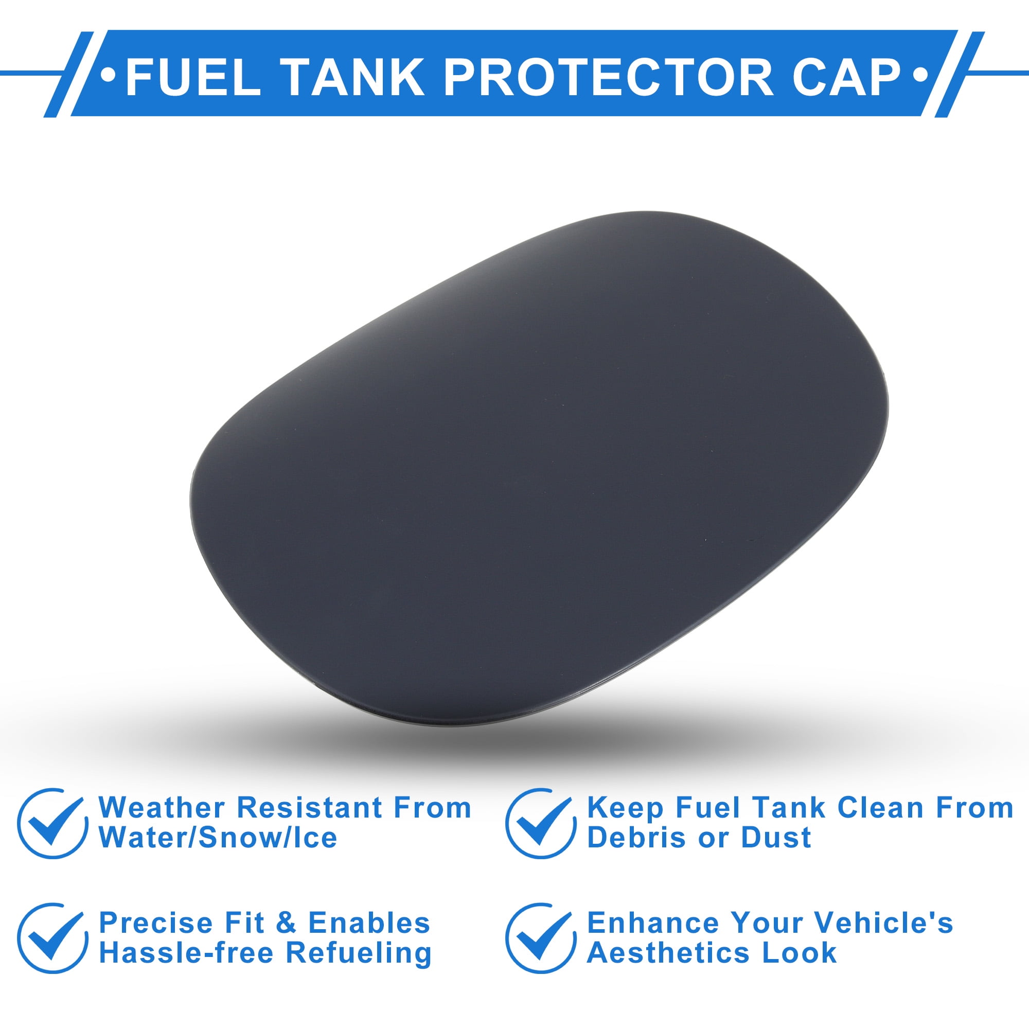 Unique Bargains Fuel Tank Door Cap for Mercedes-benz W156 2015-2020 Fuel Filler Flap Cover