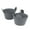 Grey 3pcs, variant on tasrioml Air Fryer Egg Poacher Silicone Cupcake Baking Cups Non-stick Muffin Mold Reusable Ramekins for Air Fryer Ovens