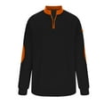 thumbnail image 3 of Goodtrade8 Color Block Mens Tops Half Zipper Zip Mock Neck Long Sleeve Casual Men's Sweatshirts, 3 of 5