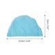 thumbnail image 4 of Gorro de natación elástico único para adultos 5.91"x9.25" azul claro, 4 of 6