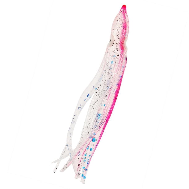 Señuelo de pesca de pulpo suave portátil 4g/12cm falda de calamar hueca ultraligera cebo Artificial aparejos de pesca de plástico 4g