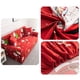 thumbnail image 4 of Fundamental Sofá de Tres Plazas, Elástica, Envolvente, Seda Color Leche, Elegante Estampado, Protección para Todo El Año, Disipado En Temática Navideña, Lavish, 195-230 Cm, Incluye Funda de Almohada., 4 of 7