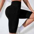 thumbnail image 4 of WULMLEO 3D Anti Cellulite Short Leggings, Women's High Waisted Compression Push-Up Sculpting Yoga, Slimming Leggings Black XL, 4 of 5