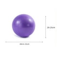 thumbnail image 2 of Exercise Ball - Bender Ball for Stability, Barre, Pilates, Yoga, Balance, Core Training, Stretching and Physical Therapy，purple,purple,F35108, 2 of 5