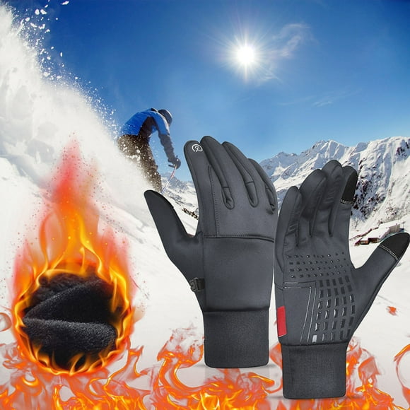 TIMIFIS Winter Gloves Outdoor Running Cycling Gloves Touchscreen Men's Winter Gloves Glove Liners Hiking Gloves Cold Weather Warm Gloves Snow Gloves Motorcycle Gloves