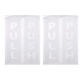 thumbnail image 1 of Unique Bargains Panneau de Porte Adhésif Vertical PVC 2'x5' Blanc 2 Ensembles, 1 of 7