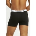 thumbnail image 4 of Knocker Men's Multi Colors Cotton & Spandex Stretch Boxer Briefs Underwear (BlackB/H Grey/Navy/BlackW, S), 4 of 5