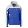 thumbnail image 2 of Women's Cutter & Buck  Blue Fort Valley State Wildcats Charter Eco Recycled Half-Zip Anorak Jacket, 2 of 3