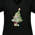 thumbnail image 4 of Inktastic Christmas Tree Women's Plus Size V-Neck T-Shirt, 4 of 5
