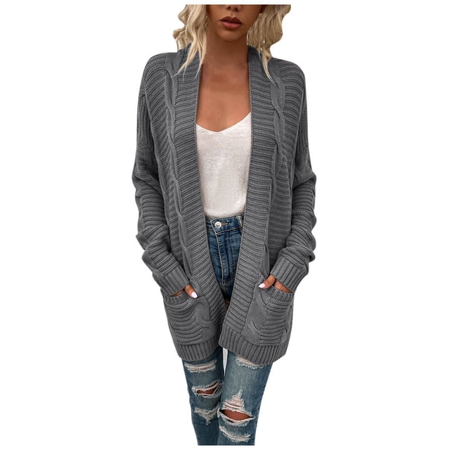 CAICJ98 Winter Jacket Insulated Weather Resistant Quilted Mid-Length Puffer Parka Coat Jackets for Womens with hood Dark Gray M