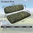 thumbnail image 3 of FUIALDOLG 2PCS Golf Cart Seat Covers, Green Hunting Camo Print Breathable Front and Rear Seat Cushion Cover Fits for Ezgo Club Car Golf Cart Original Regular Seats, No Stapler, 3 of 8