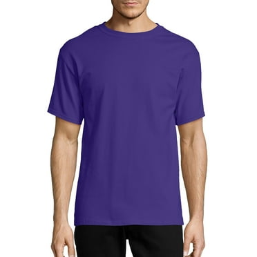 Hanes Men's and Big Men's Tagless Short Sleeve Tee, Up To Size 6XL