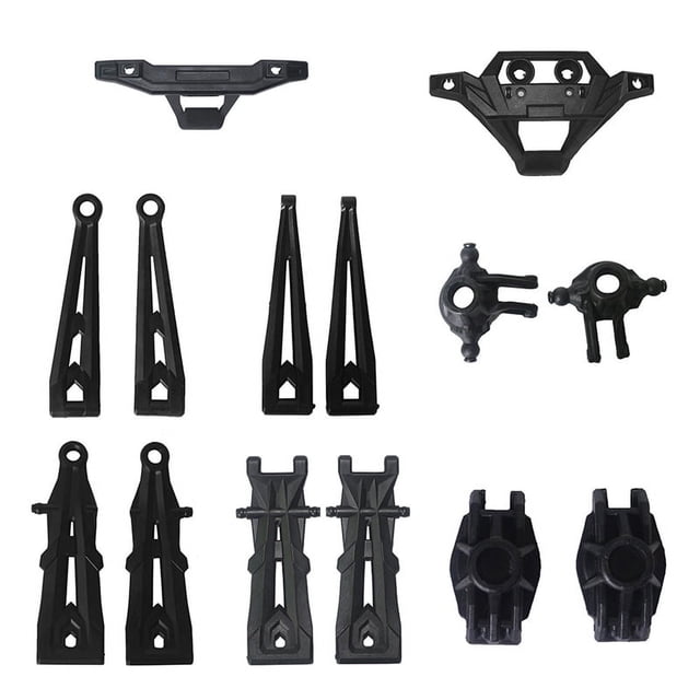 para 9125 RC Coche 14 Piezas Delantero Trasero Superior Inferior Brazo Oscilante de DireccióN Parachoques