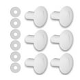 thumbnail image 1 of Kit de Vis Blanches Pièces de Rechange Vis de Roue 180/280/380 C-55 C55 Nettoyeur pour Modèles Polaris Tout Neuf, 1 of 8