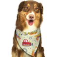 thumbnail image 6 of Naloa Heavy Equipment Dog Bandanas 1PC Washable Triangle Dog Scarfs Premium Durable Fabric, for Small Medium Large Dogs and Cats, 6 of 6