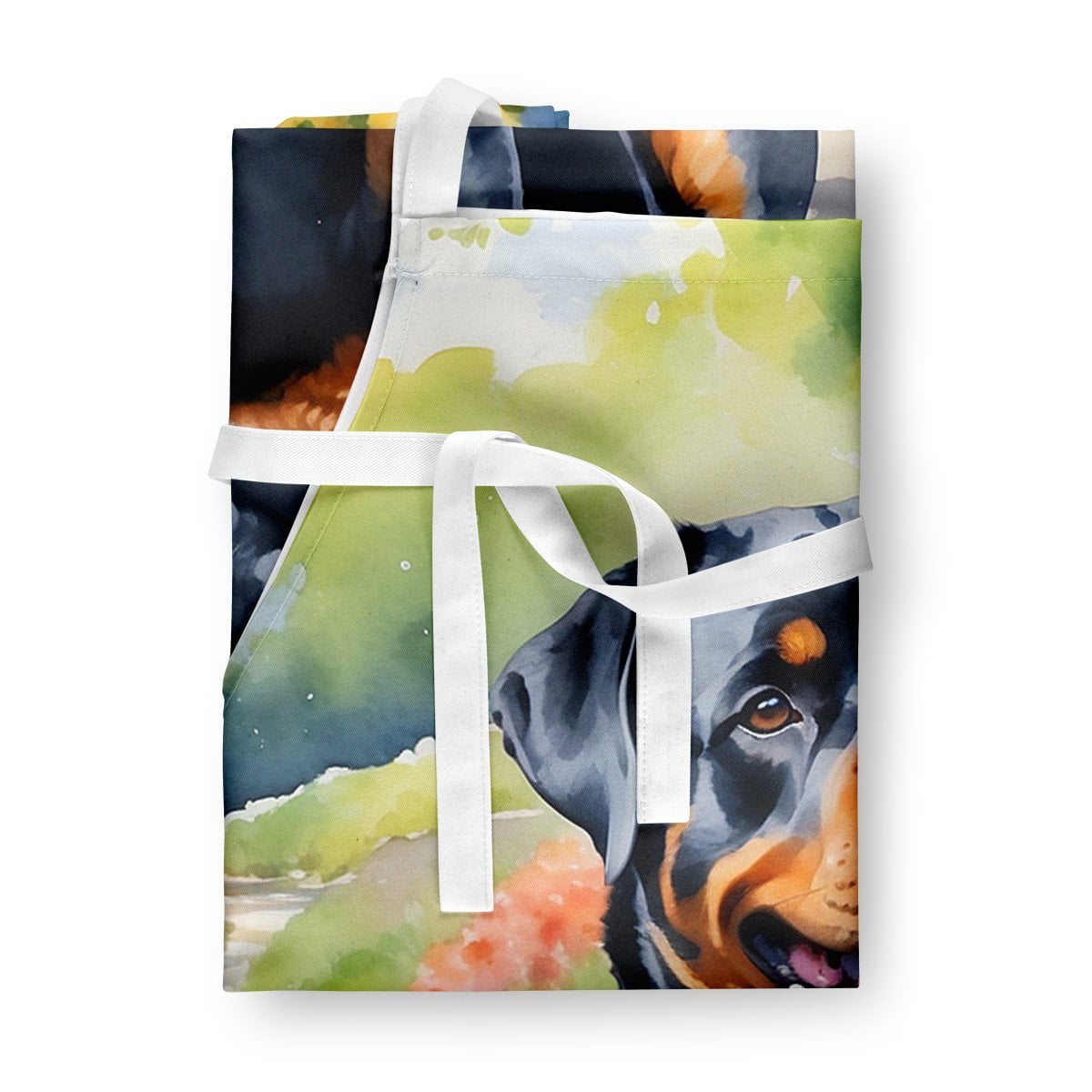 Rottweiler Spring Path Apron 27 in x 30 in