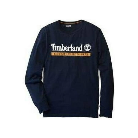 Timberland Men's Established 1973 Logo Graphic T-Shirt Navy Blue Size XXL
