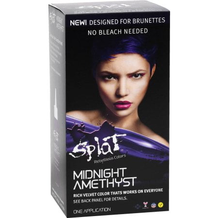 Splat Hair Color Complete Kit Midnight Amethyst 1 0 Lication Splat Hair Color Complete Kit Midnight Amethyst 1 0 Lication Pack Of 2