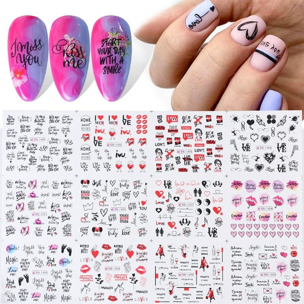 Water Transfer Nail Decal DIY Assorted Heart Nail Art Decal Nail Water Sticker Water Transfer Nail Decal DIY Assorted Heart Nail Art Decal Nail Water Sticker