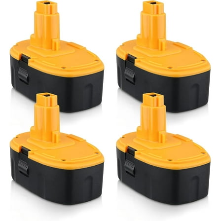 18V Replacement Battery for DeWalt DC9096 4 Packs 4.5Ah 18 Volt XRP Replacement Batteries for DeWalt DE9096 DC9098 DE9098 DE9098 DW9096 DW9095 Cordless Power Tools
