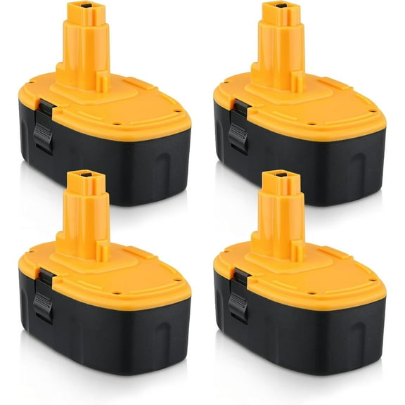 18V Replacement Battery for DeWalt DC9096 4 Packs 4.5Ah 18 Volt XRP Replacement Batteries for DeWalt DE9096 DC9098 DE9098 DE9098 DW9096 DW9095 Cordless Power Tools