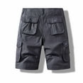 thumbnail image 3 of Vetsdori Cargo Shorts for Men Summer Big and Tall Short Pants Pockets Workout,Relaxed Fit Fashion Outdoor Mens Shorts Elastic Waist, 3 of 5