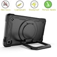 thumbnail image 4 of Epicgadget Case for Samsung Galaxy Tab A7 Lite 8.7” Tablet (SM-T220/SM-T225) 2021 Released - Protective Hybrid Shockproof 360 Rotating Ring Stand Cover Case with Shoulder Straps (Black/Black), 4 of 5