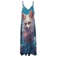 thumbnail image 4 of Watercolor Fox 2025 Dress Women Outfit Festival Woman Summer Women for Sensual Sleeveless, 4 of 6