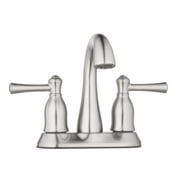 Better Homes & Gardens Safford Two Handle Bathroom Sink Faucet, Satin Nickel