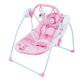 thumbnail image 1 of Silla Mecedora Para Bebes Columpio Control Remoto Mosquitero Rosa, 1 of 4