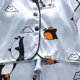 thumbnail image 5 of EnJoCho Toddler Home Sleep Wear Clothes Kids Baby Boy Girls Cartoon Penguin Tops Pants Pajamas Sets Comfort Sleepwear Outfits Summer PJS 2 Pieces Set, 5 of 9