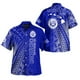thumbnail image 3 of Camisetas hawaianas polinesias americanas con impresión 3D completa para hombre, camisetas de playa de manga corta de gran tamaño a la moda de verano, 3 of 5