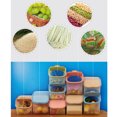 thumbnail image 4 of Toystoory Caja dispensadora de alimentos secos, accesorios de cocina para el hogar, cajas de organización a prueba de polvo, contenedor de almacenamiento Organizadores de utensilios de cocina verde Toystoory JJ22283-03, 4 of 6