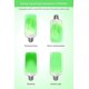 thumbnail image 5 of Bombilla LED con efecto de llama, 4 modos de luces intermitentes para decoración navideña, portalámparas E26, bombilla de llama con efecto invertido para Navidad, fiesta, hogar interior y exterior, pa, 5 of 5