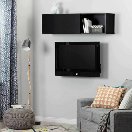 South Shore City Life Wall Mounted Storage Unit, Multiple Finishes