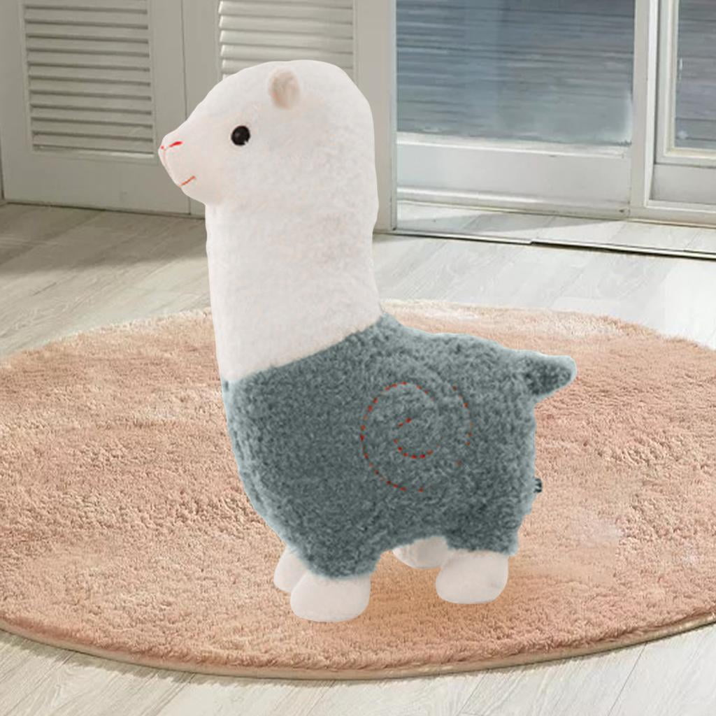 GZYF Adorable Llama Alpaca Plush Pillow – Soft Stuffed Animal Decoration, 28cm Green