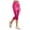 Hot Pink, variant on AherBiu Capri Pants for Women 2 in 1 Yoga Capris Leggings Side Drawstring Stretch High Waisted Activewear