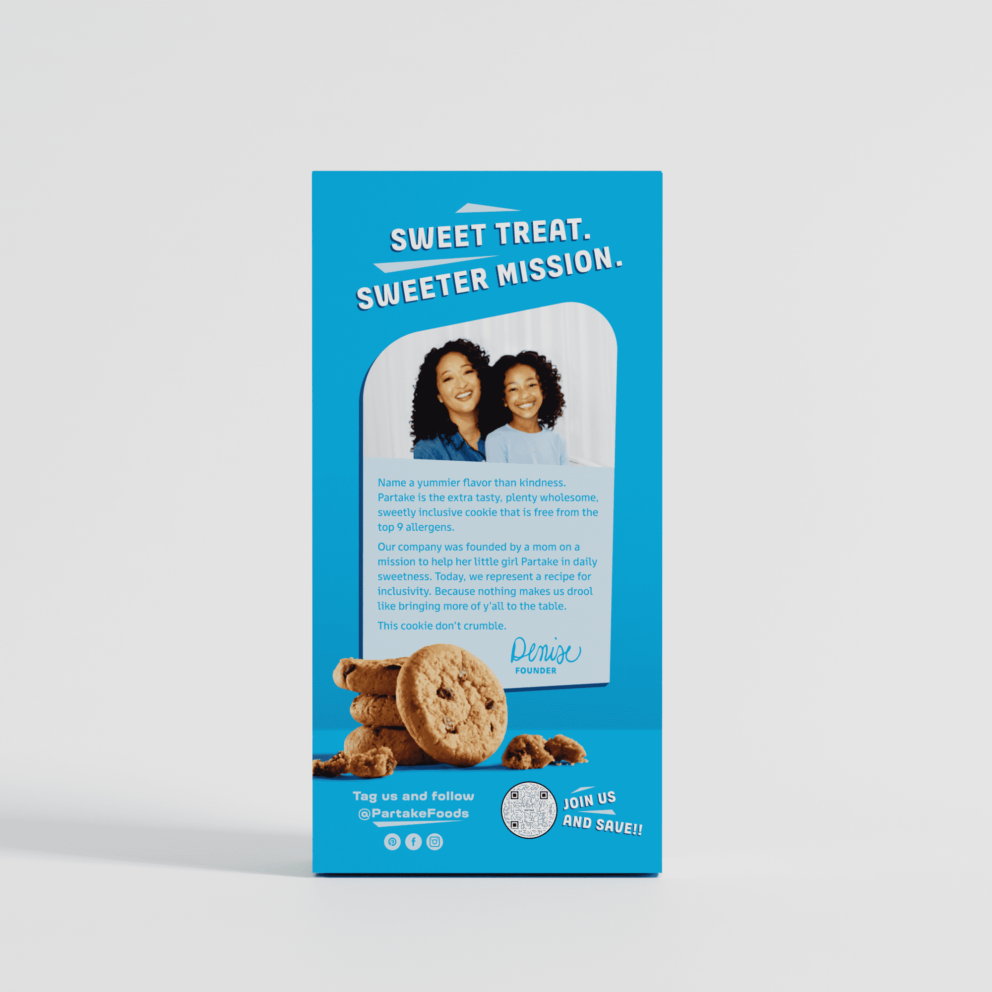 (3 pack) Partake Foods Soft Baked Chocolate Chip Cookies, Vegan & Gluten-Free, Shelf-Stable, Baked, 5.5 oz