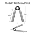 thumbnail image 2 of 6pcs 100lb - 350lbs Hand Grip Strengthener Fitness Hand Grip Set,carbon Steel No Slip Heavy-duty Gr Tw, 2 of 5