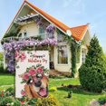 thumbnail image 3 of Jbralid Valentine's Day Dog Garden Flag Love And Kisses Golden Retriever Red Pink Love Heart Wedding Anniversary Banner Vertical Double Sided 12 x 18 Inch Spring Farmhouse, 3 of 5