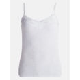 thumbnail image 5 of No Boundaries Sequin Lace Trim Cami Top, Women's XXS-XXL, 5 of 5