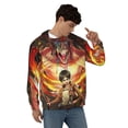 thumbnail image 4 of Attack On Titan Men's Hoodie With Color Drawstrings Sweatshirt Hooded Pullover Print Winter Coat Jacket 3x-Large, 4 of 9