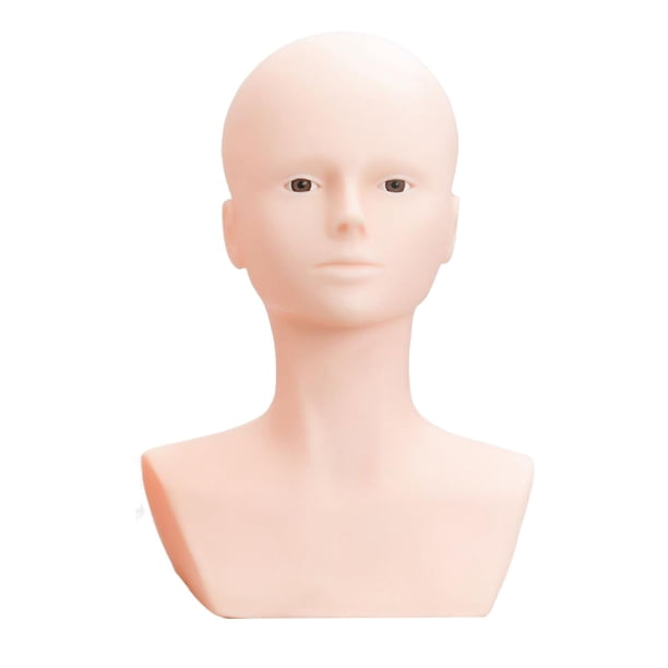 Cabeza de maniquí, cabeza de muñeca de maniquí de exhibición de peluca con soporte de exhibición de sombrero de hombro para exhibición , Macarena Cabeza de maniquí